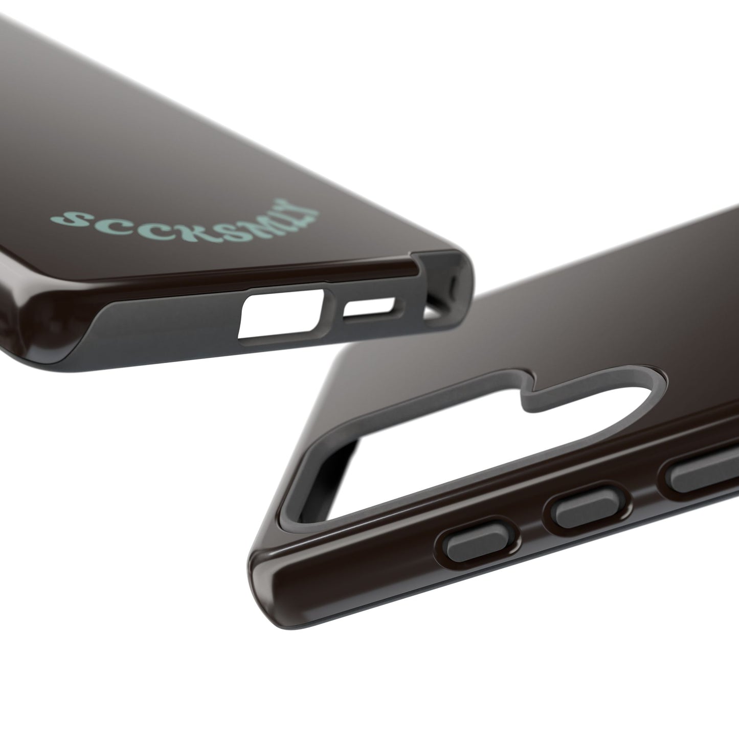 SOLID Espresso Mint Tough Phone Case for Samsung
