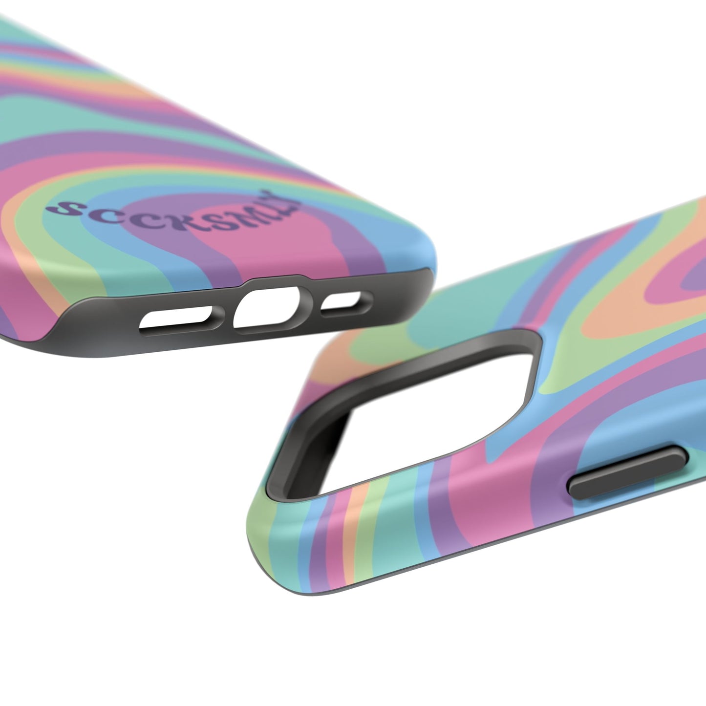 Pastel Swirl Phone Case for Apple