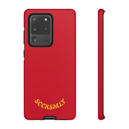 SOLID Calm Cherry Tough Case for Samsung