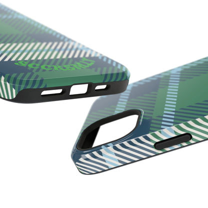 Earth and Sky Plaid Phone Case for Apple