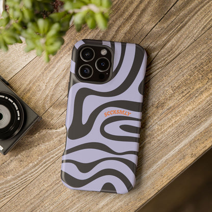 Purple Swirl Phone Case for Apple