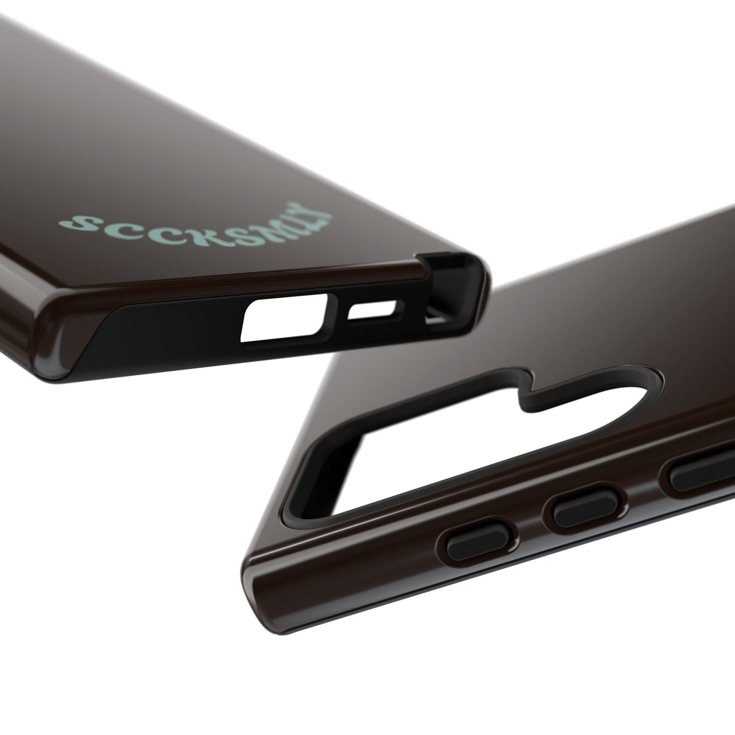 SOLID Espresso Mint Tough Phone Case for Samsung