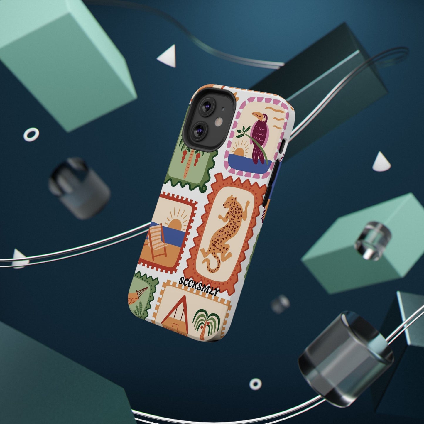 Tropical Print Phone Case for Apple