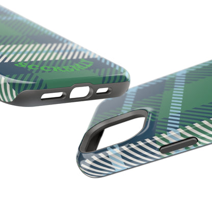 Earth and Sky Plaid Phone Case for Apple