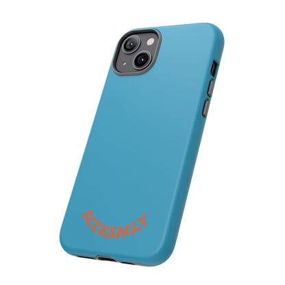 SOLID Blue Spook Tough Case for Apple