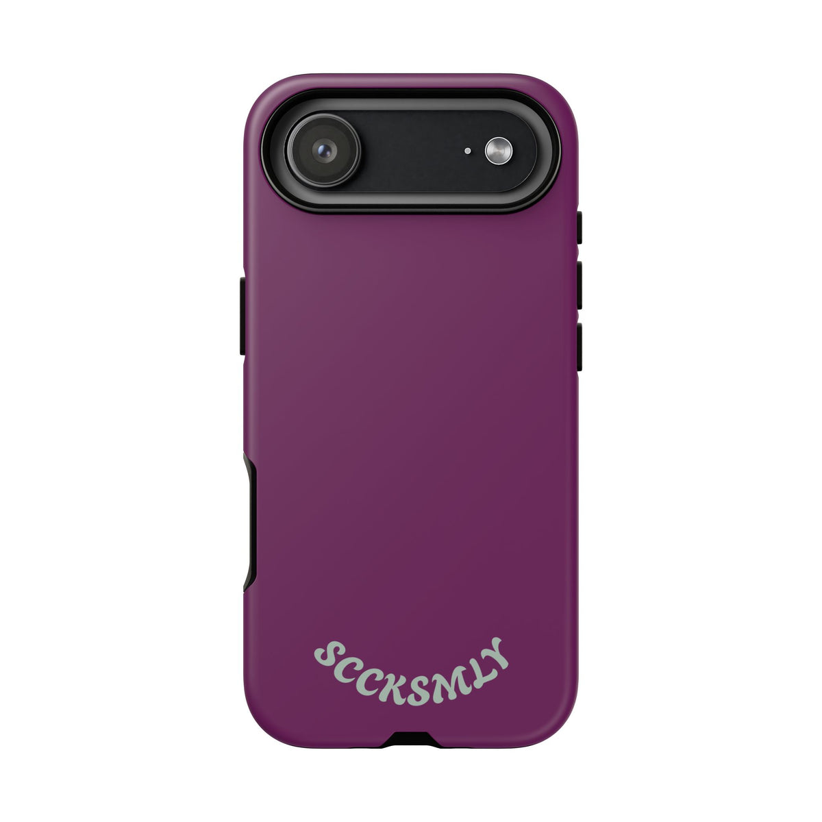 SOLID Amethyst Matte Tough Phone Case for Apple