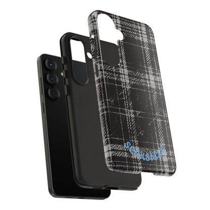 Smoky Grungy Plaid Phone Case for Samsung