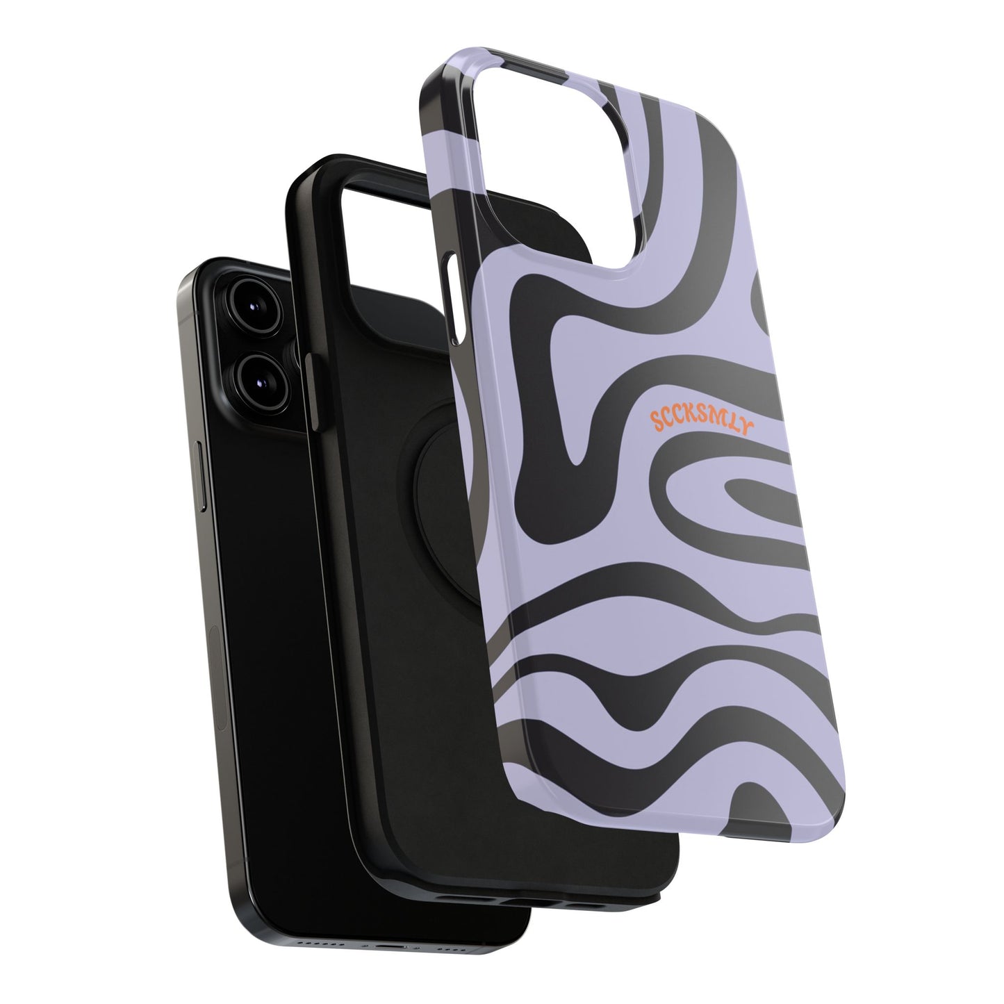 Purple Swirl Phone Case for "IOS or Apple"