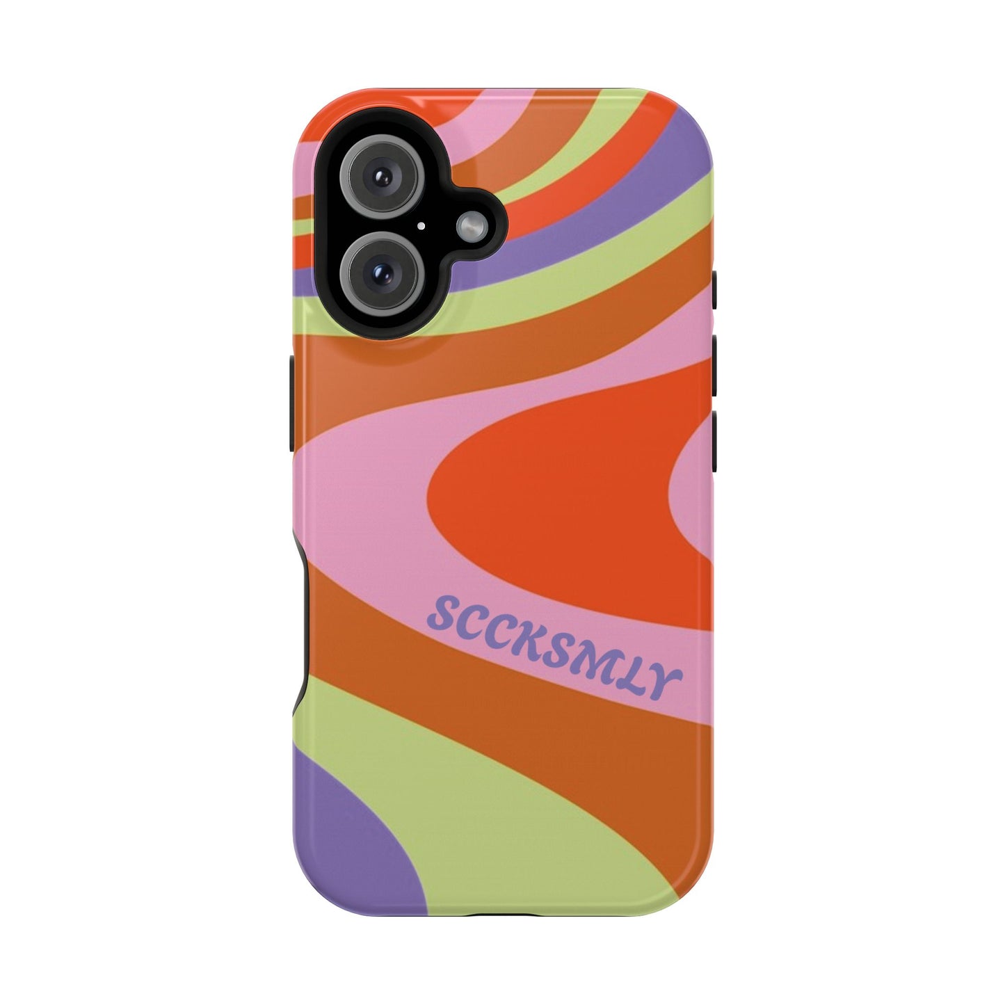Curvy Swirl Phone Case for "IOS or Apple"