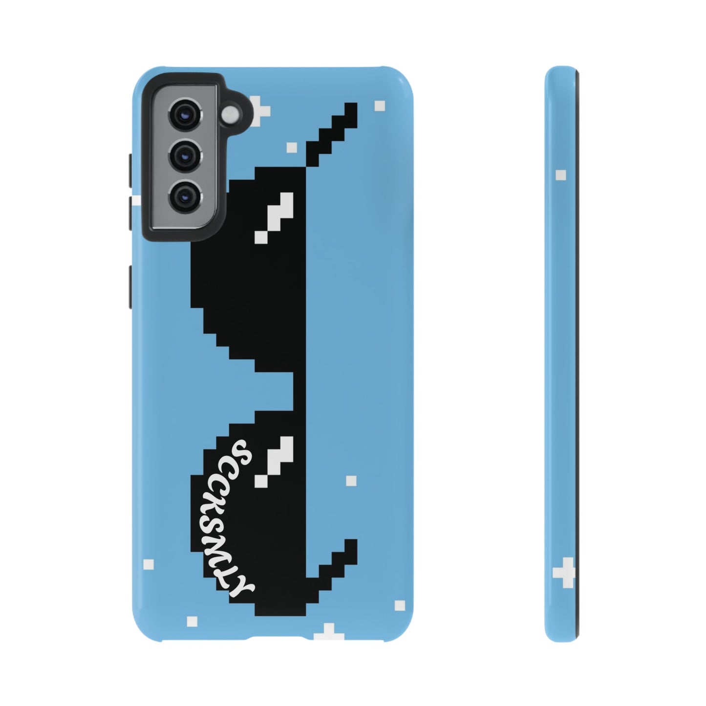 Pixel Glass Tough Phone Case for Samsung
