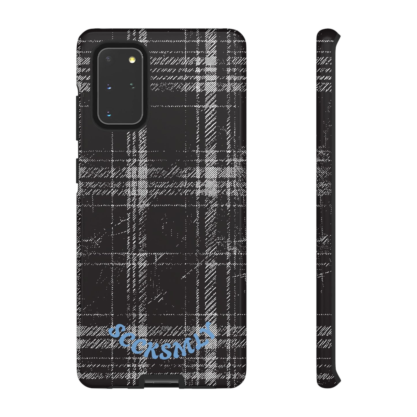 Smoky Grungy Plaid Phone Case for Samsung