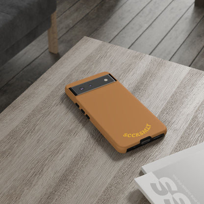 SOLID Spice Caramel Tough Case for Google Pixel