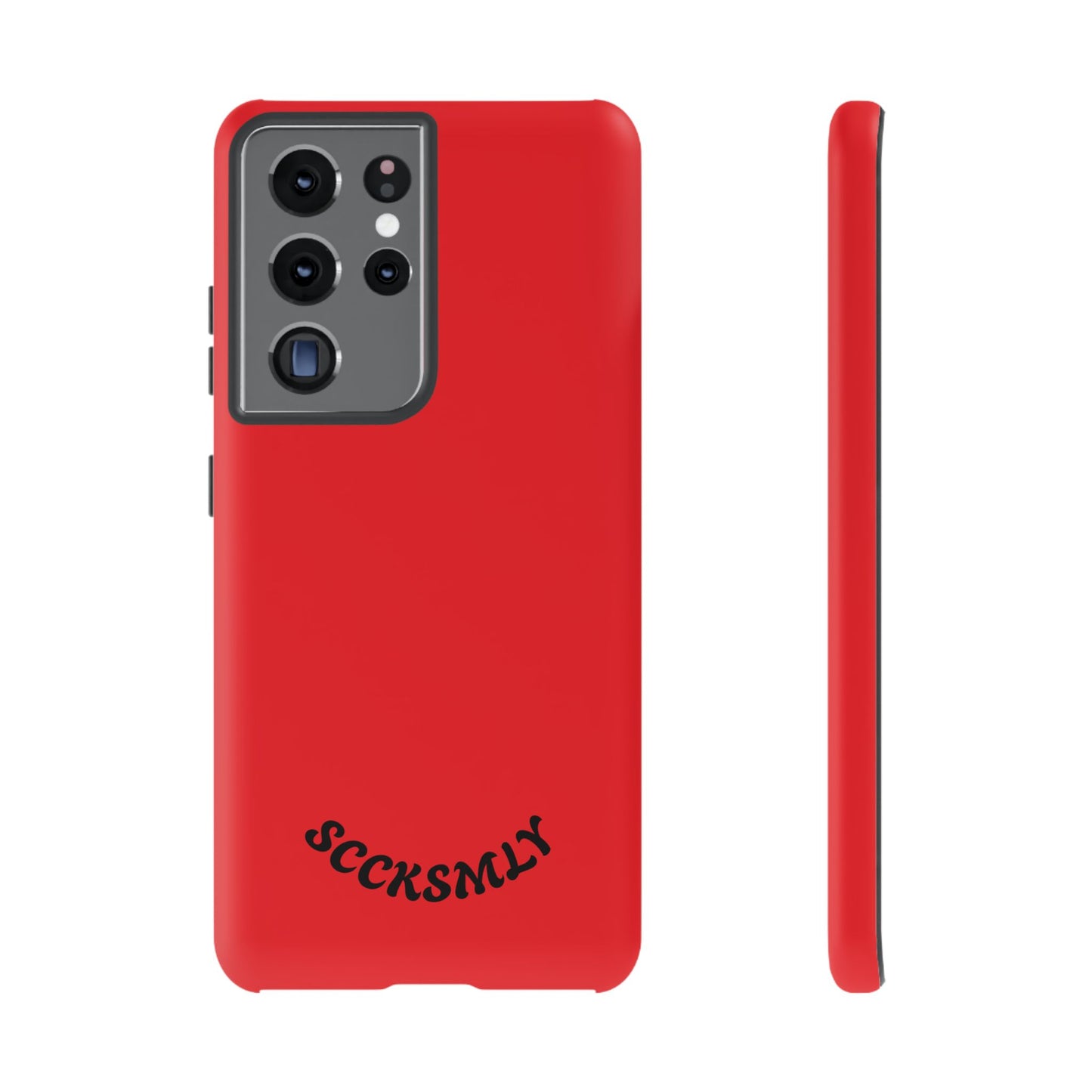 SOLID Screaming Red Tough Case for Samsung
