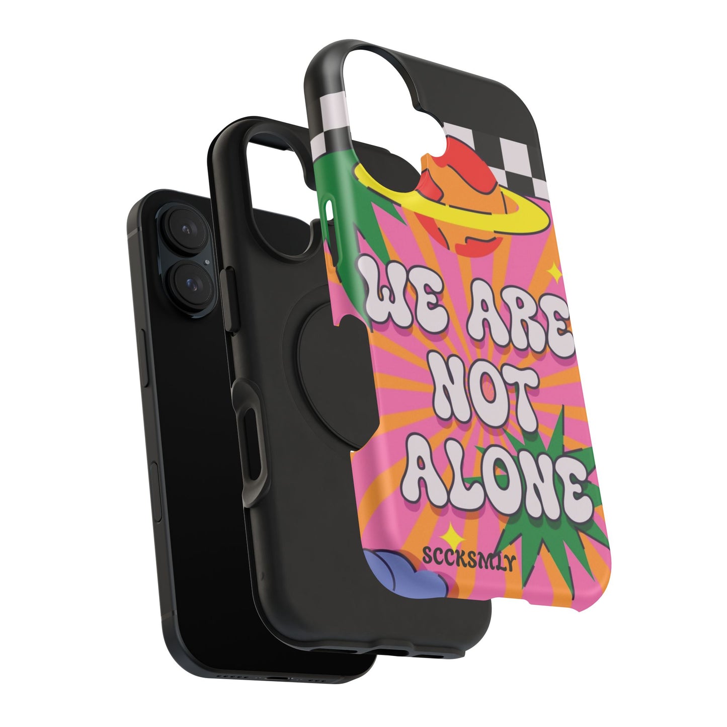 WE ARE NOT ALONE Tough Phone Case for Apple