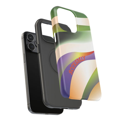 Green Waves Phone Case for Apple