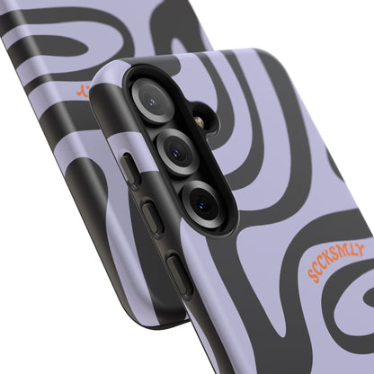 Purple Swirl Phone Case for Samsung