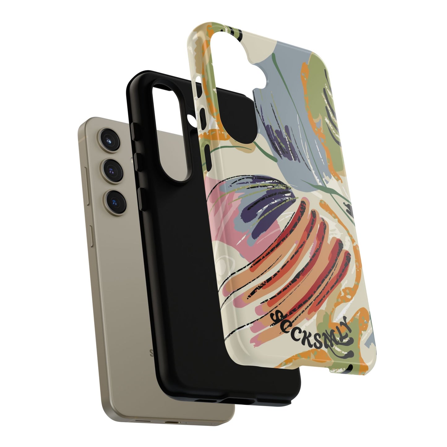 Botanical Strokes Palette Tough Phone Case for Samsung