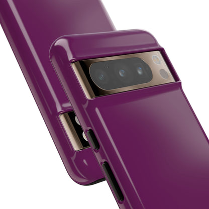 SOLID Amethyst Matte Tough Phone Case for Google Pixel