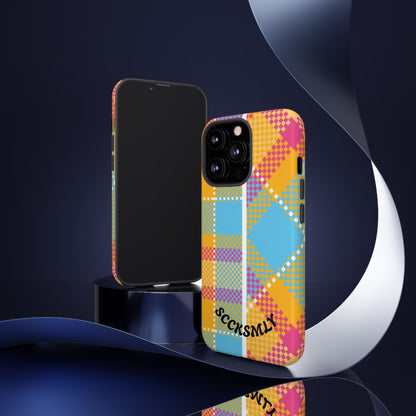 Pattern Punch Phone Case for Apple