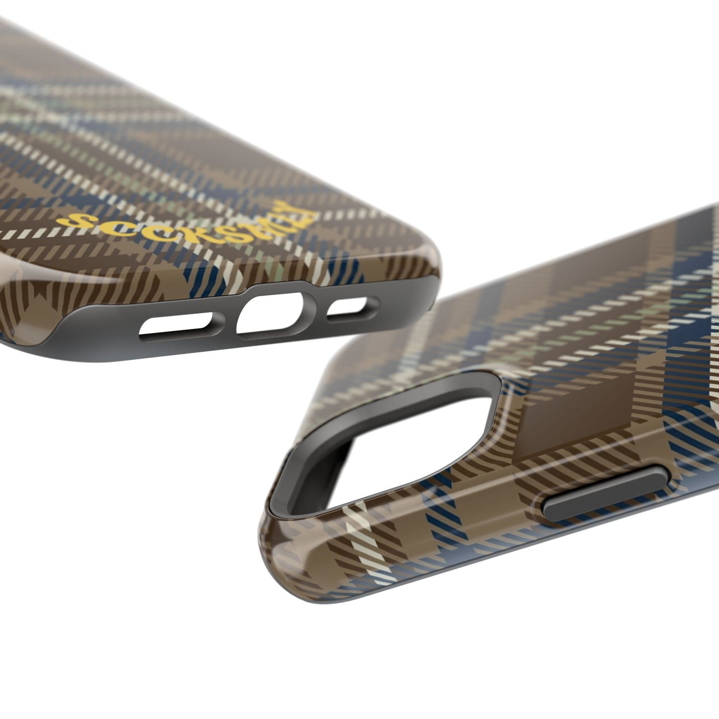 Earth and Sky Plaid Phone Case for Apple