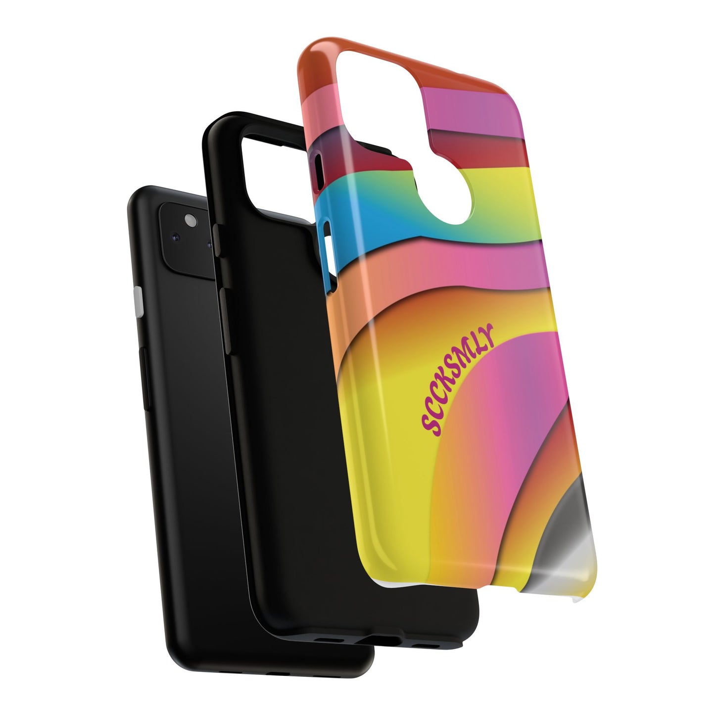 Modern Retro Rainbow Phone Case for Google Pixel