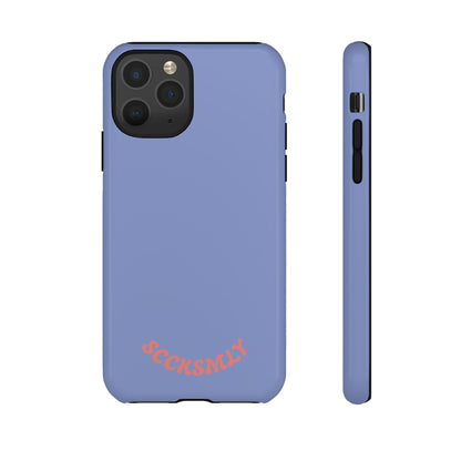 Periwinkle Blue Tough Phone Case for Apple