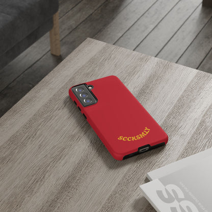 SOLID Calm Cherry Tough Case for Samsung
