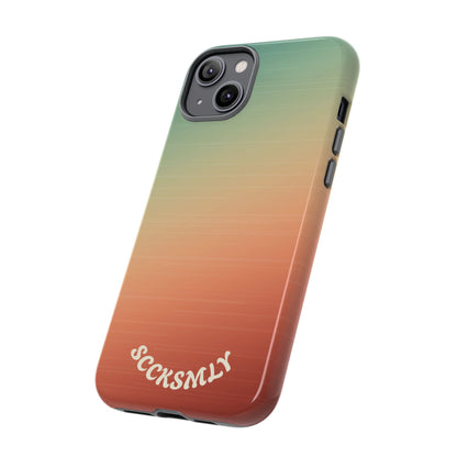 Warm Ombré Tough Phone Case for Apple