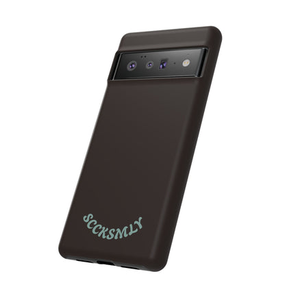 SOLID Espresso Mint Tough Phone Case for Google Pixel