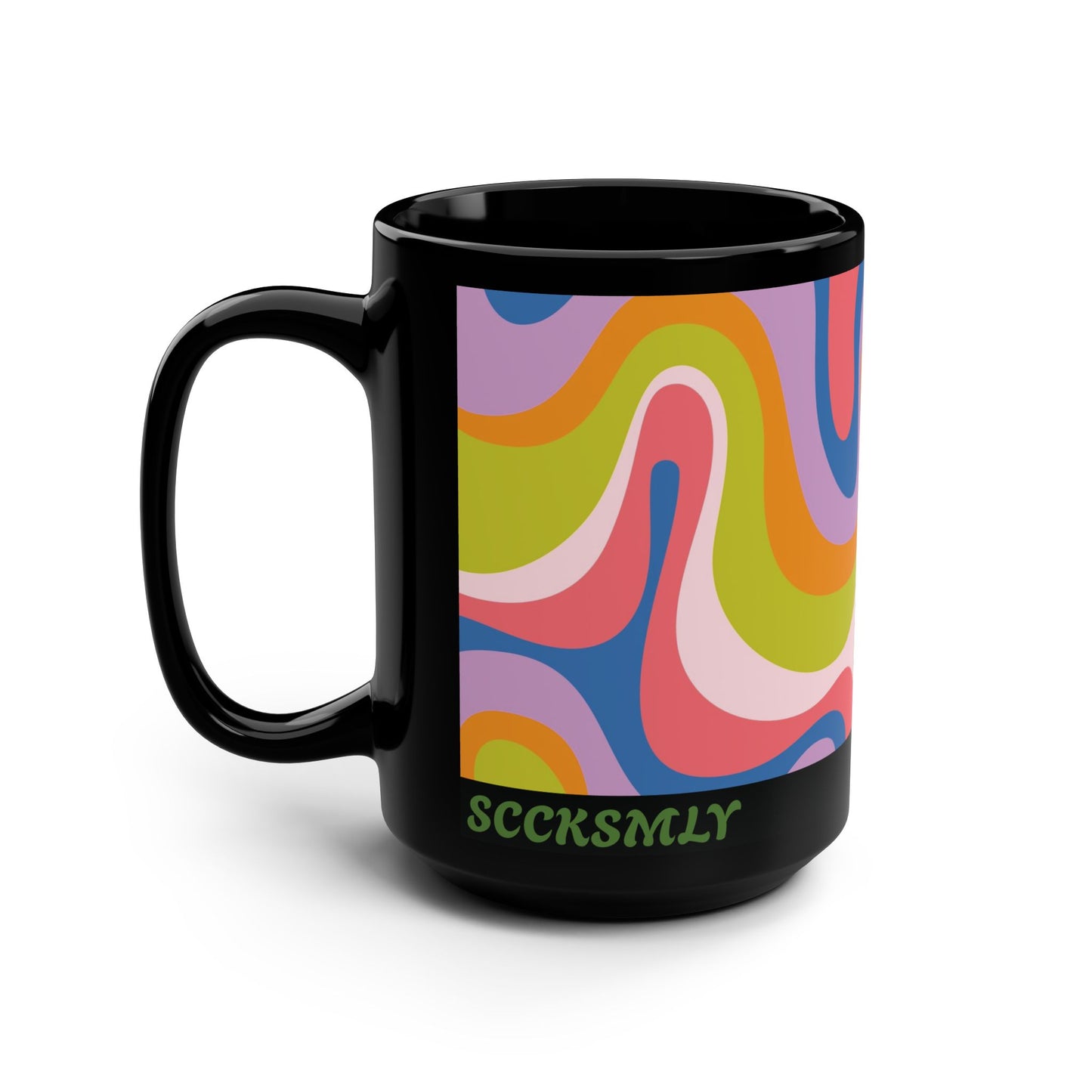 Mug Smoothie Groovie 15 oz — Black