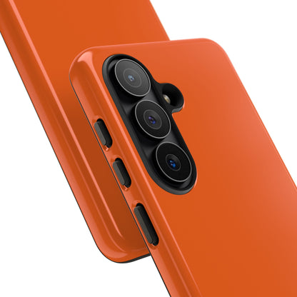 SOLID Tangerine Tough Case for Samsung