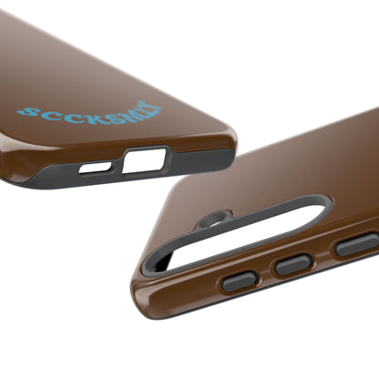 SOLID Chocolate Coco Tough Case for Samsung