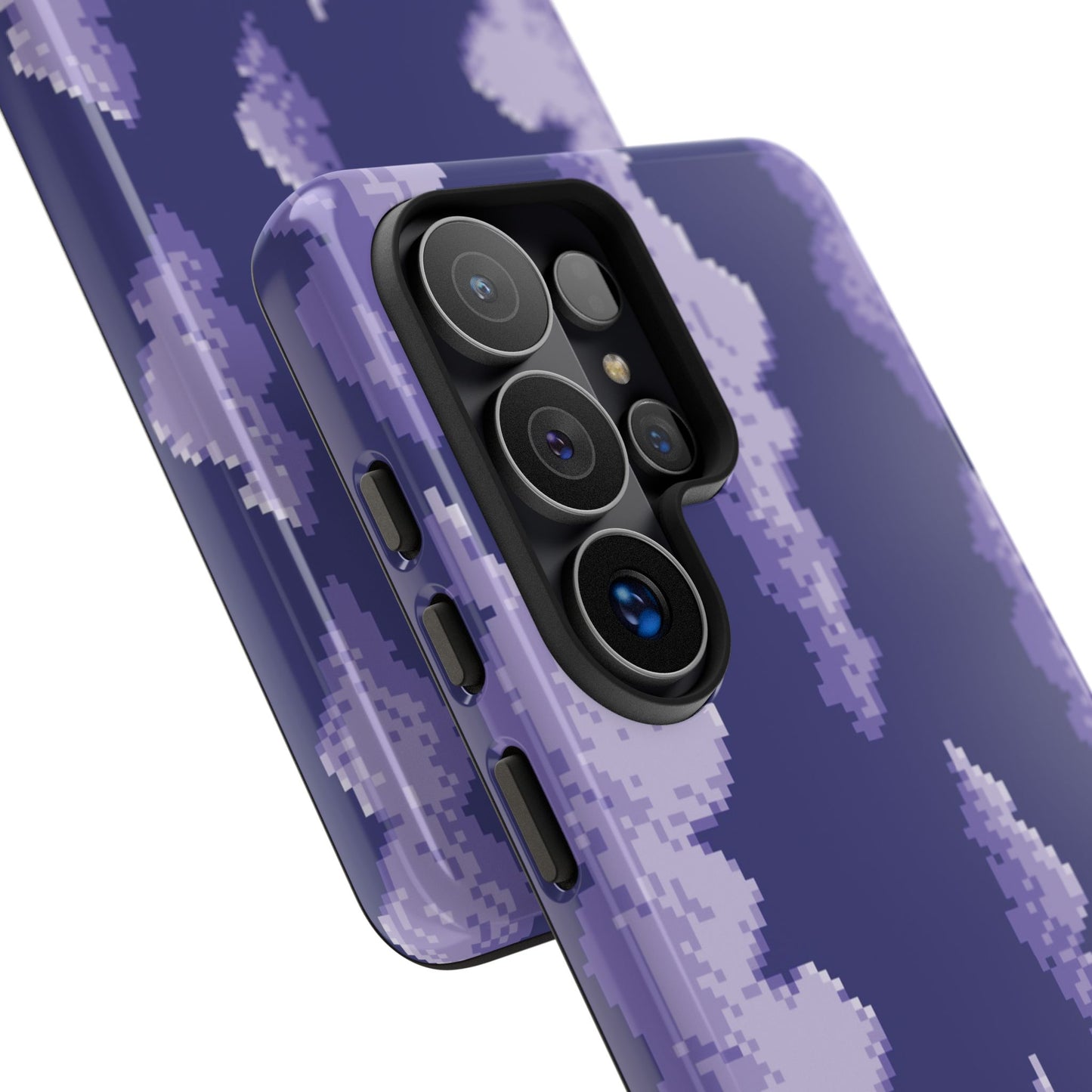 Lilac Pixel Cloud Tough Phone Case for Samsung