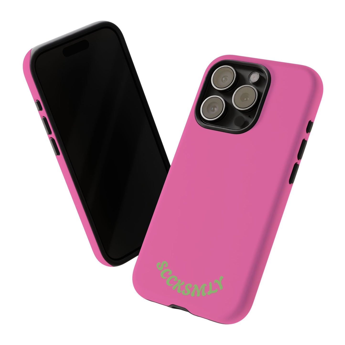 SOLID Sweet Static Pink Tough Case for Apple