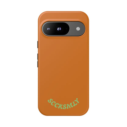 SOLID Terracotta Coal Tough Case for Google Pixel