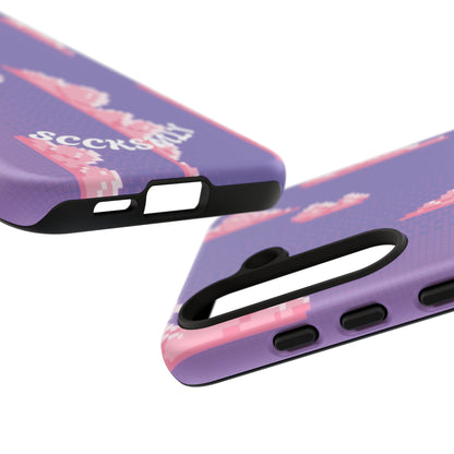 Purple Cotton Candy Sky Tough Phone Case for Samsung