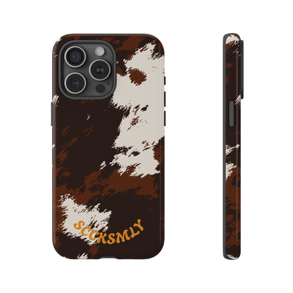 Sooo Cowboy Orange Tough Phone Case for Apple