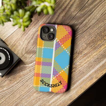 Pattern Punch Phone Case for Apple