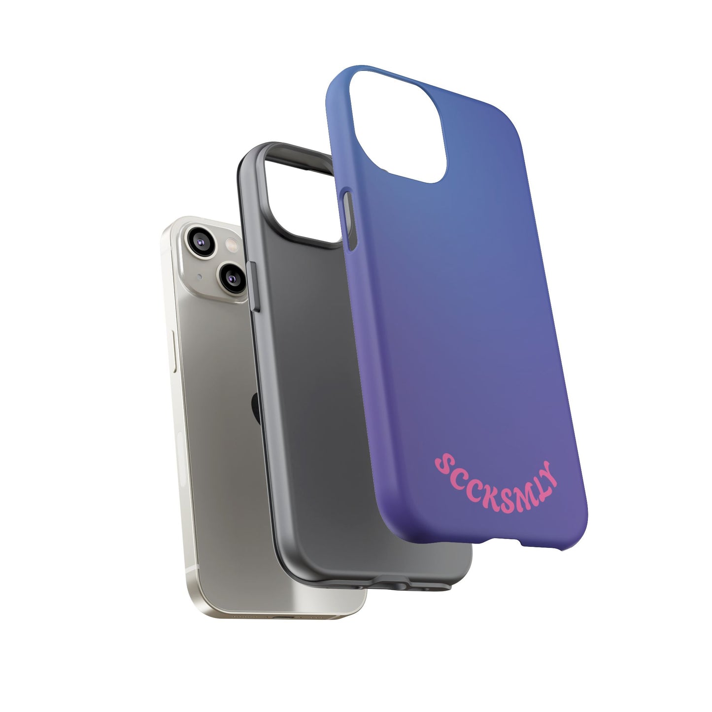 Berry Pop Gradient Tough Phone Case for Apple
