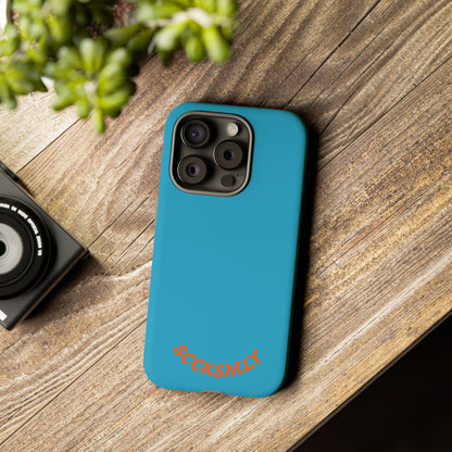 SOLID Blue Spook Tough Case for Apple