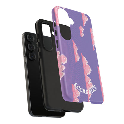 Purple Cotton Candy Sky Tough Phone Case for Samsung