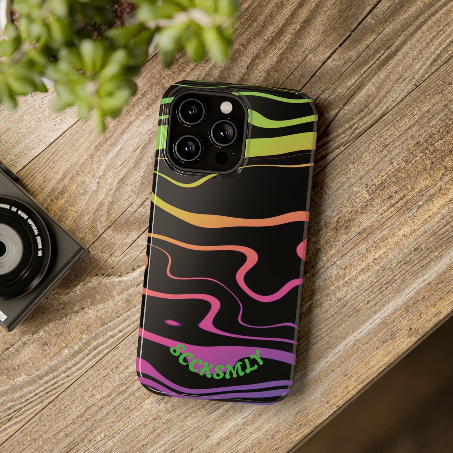 Dark Rainbow Phone Case for Apple