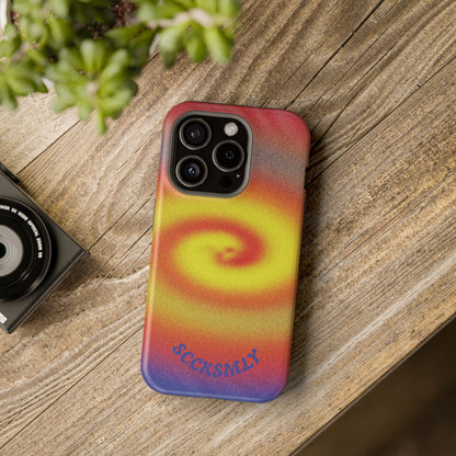 Toxic Spiral Tough Phone Case for Apple