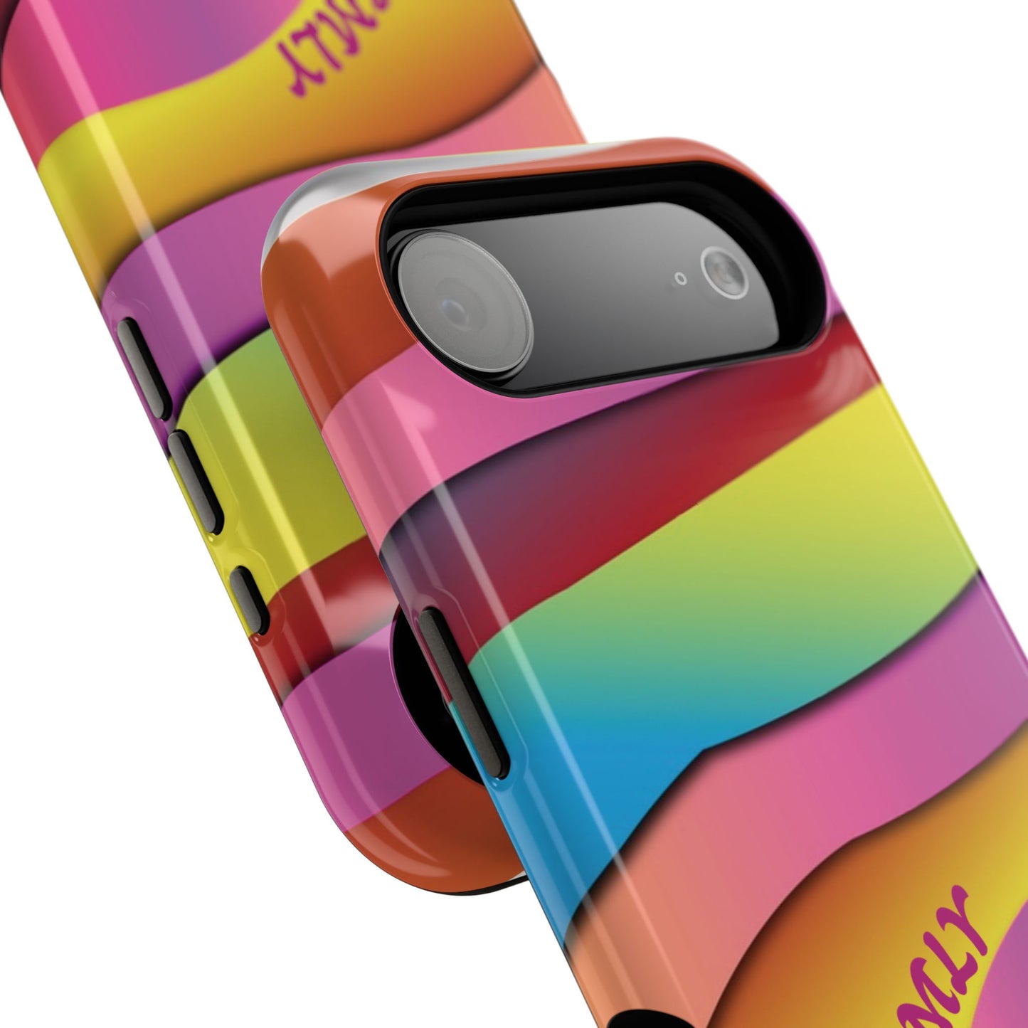 Modern Retro Rainbow Phone Case for Apple