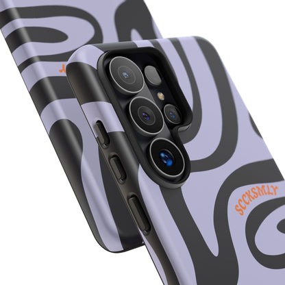 Purple Swirl Phone Case for Samsung