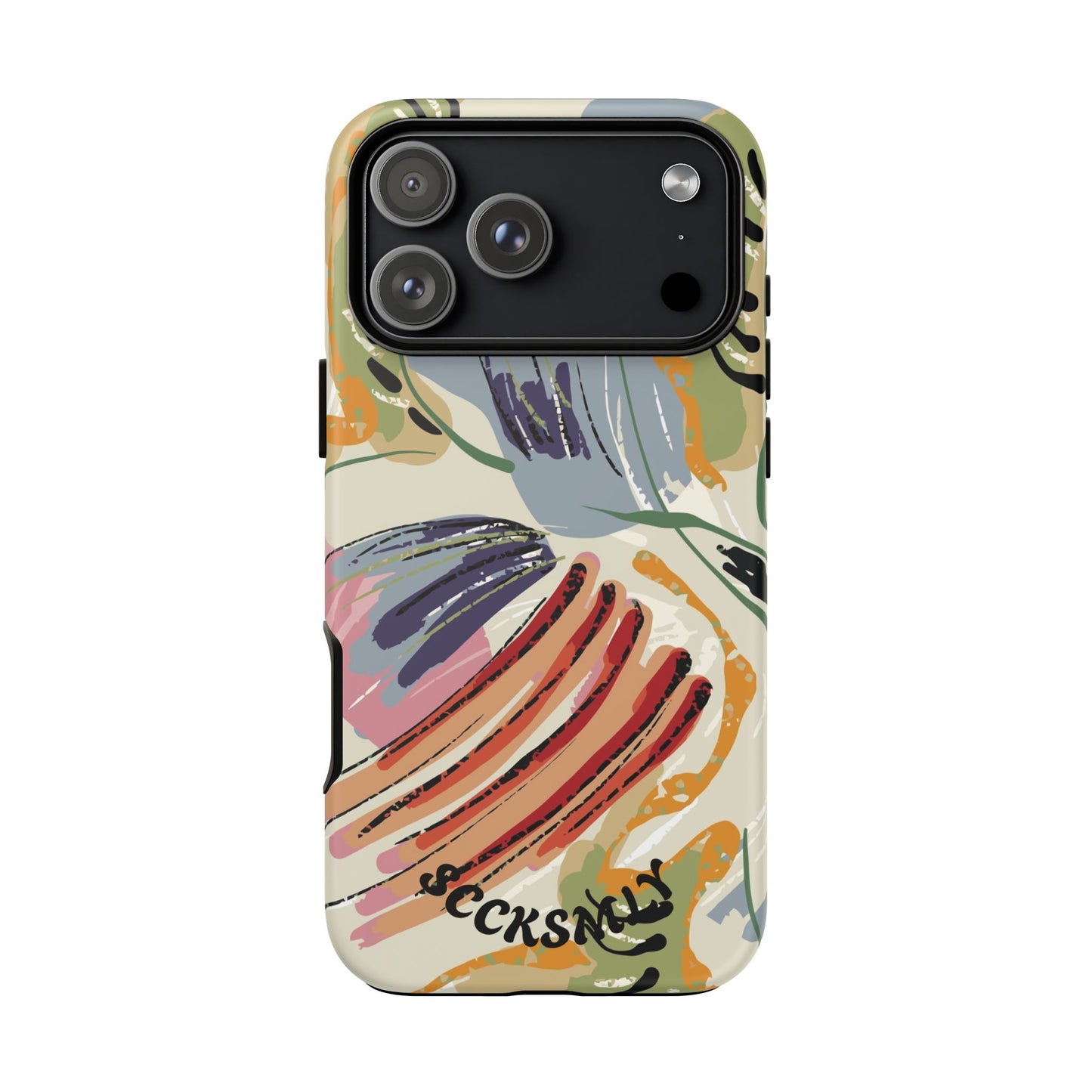 Botanical Strokes Palette Tough Phone Case for Apple