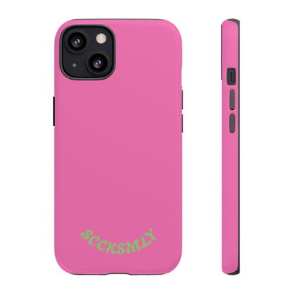SOLID Sweet Static Pink Tough Case for Apple