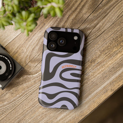 Purple Swirl Phone Case for Apple