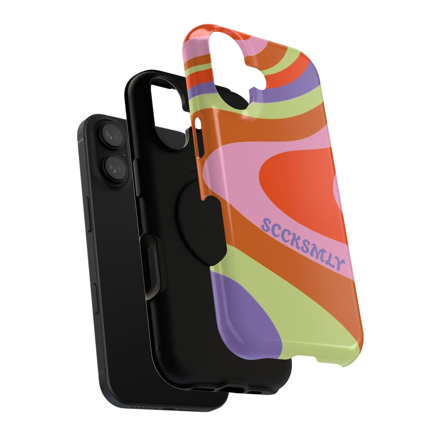 Curvy Swirl Phone Case for Apple