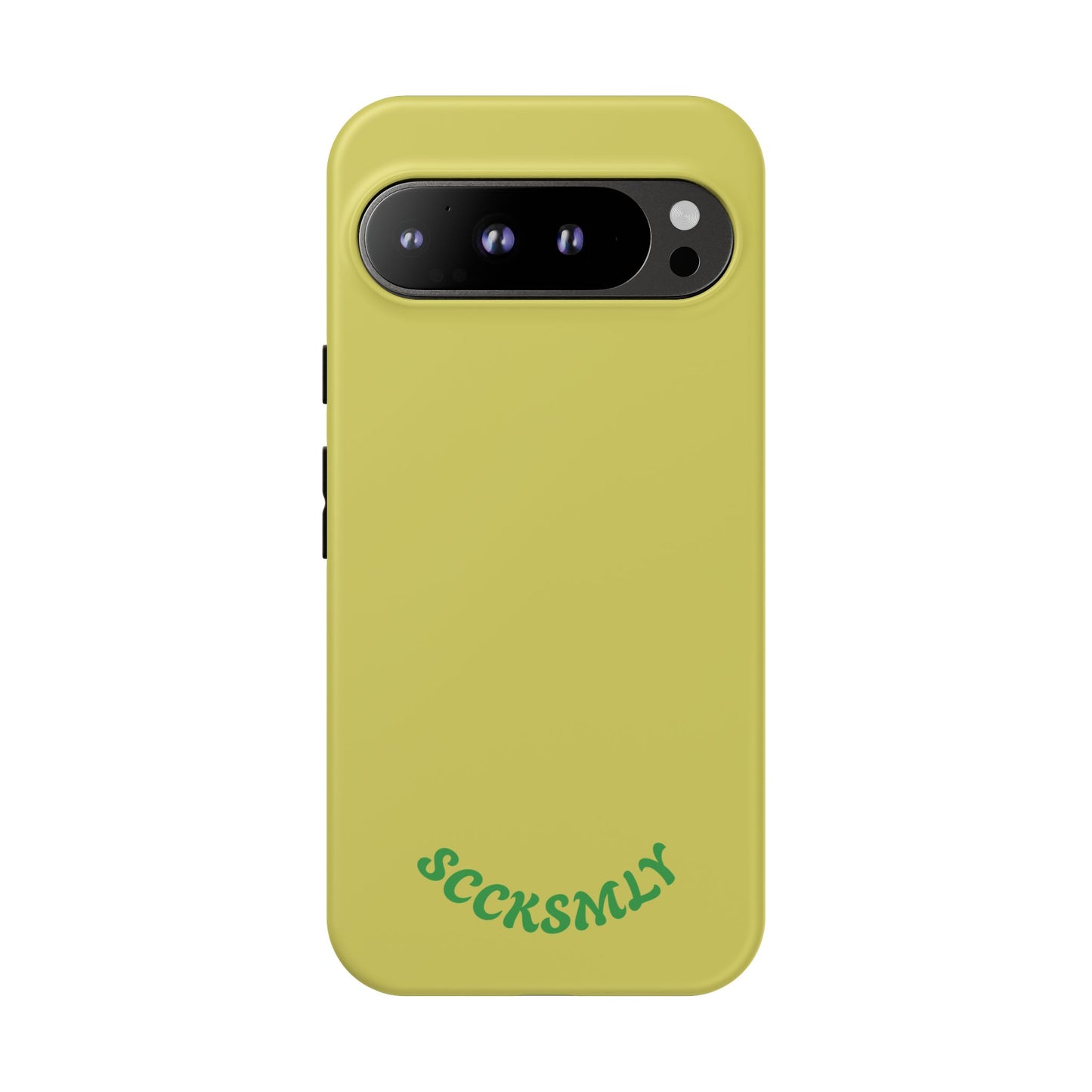 SOLID Lemon Pop Tough Case for Google Pixel